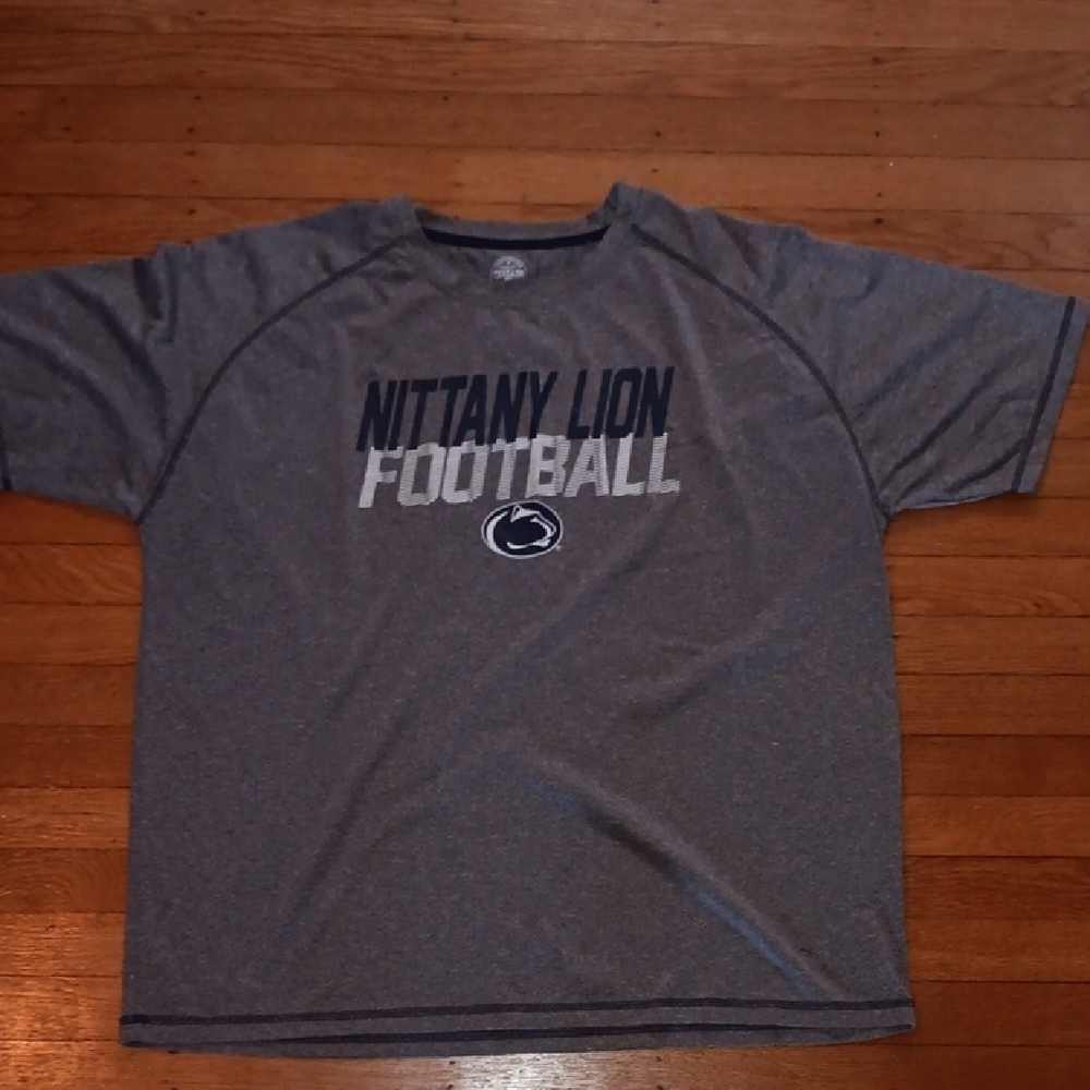 Rivalry Threads Grey Heather Graphic Tee with White Logo